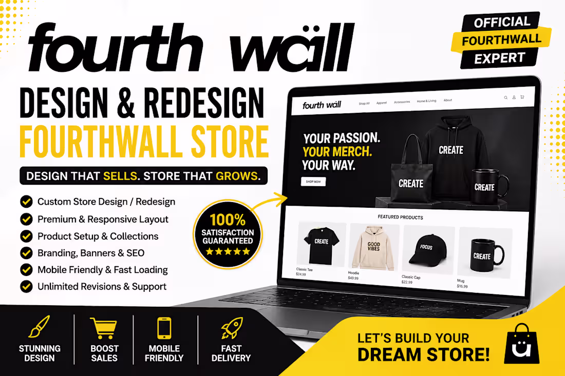 Cover image for Designed a fully branded Fourthwall