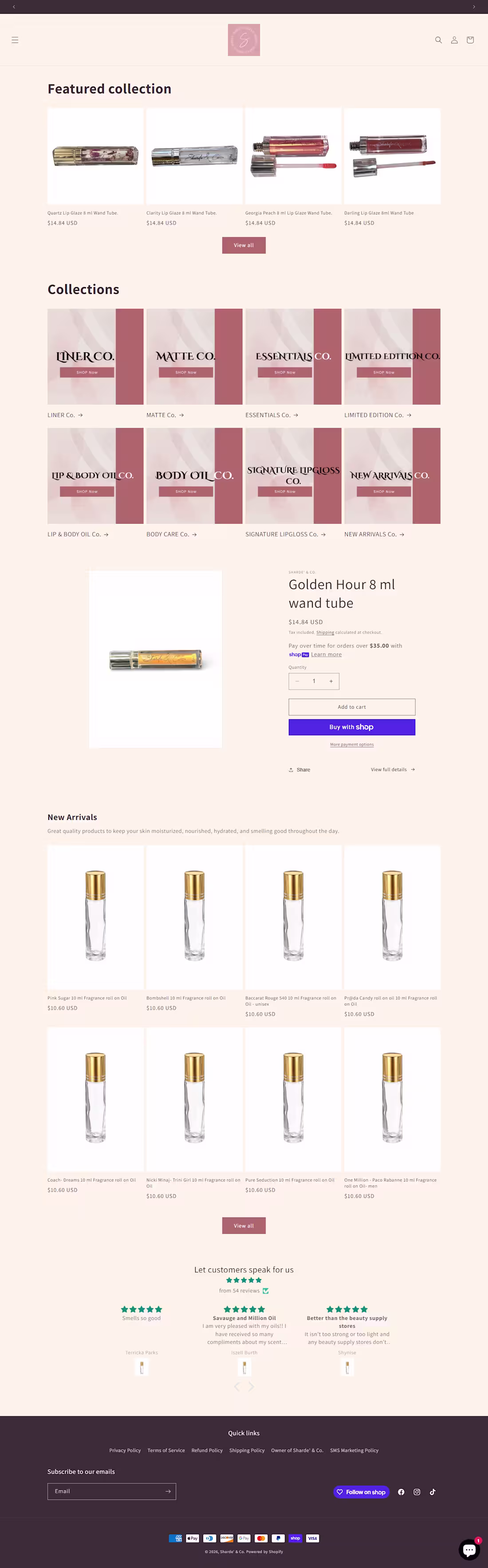 Cover image for Lipgloss Brand | Shopify Store Build