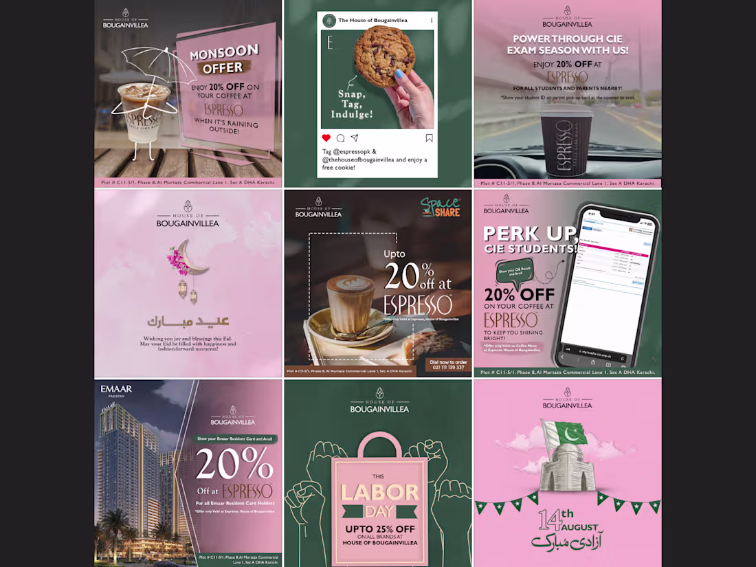 Cover image for Social Media Posts Design for