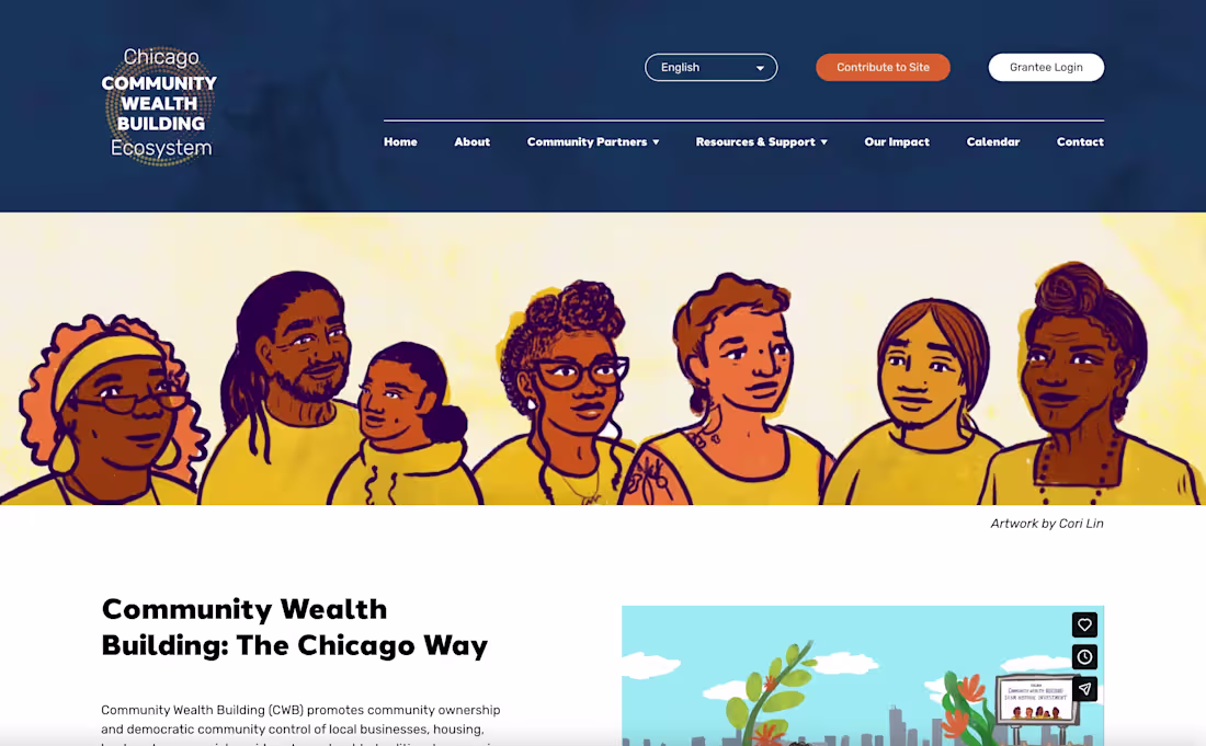 Cover image for Community Wealth Building

Developed an organizational