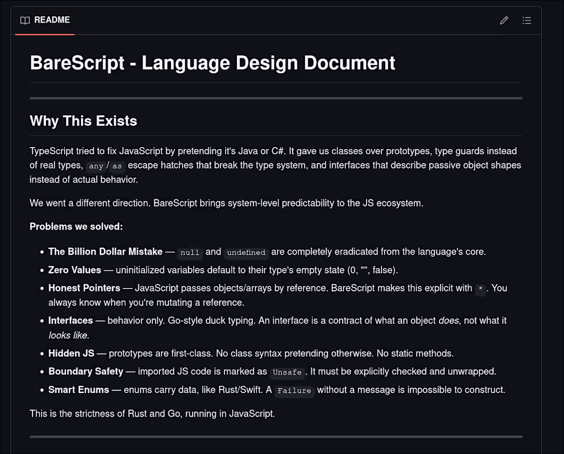 Cover image for BareScript language