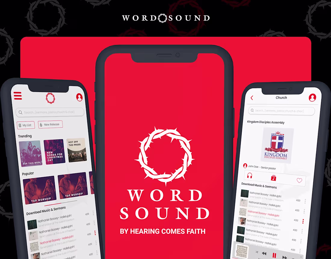Cover image for Music App : Religious Music App UI