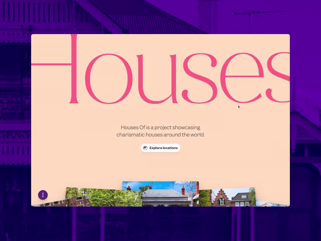 Cover image for Houses Of