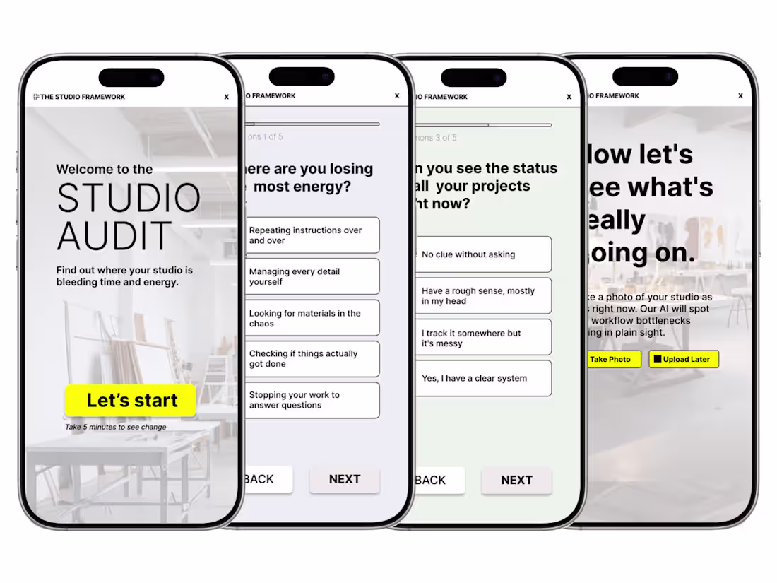 Cover image for Identified automation opportunities within studio