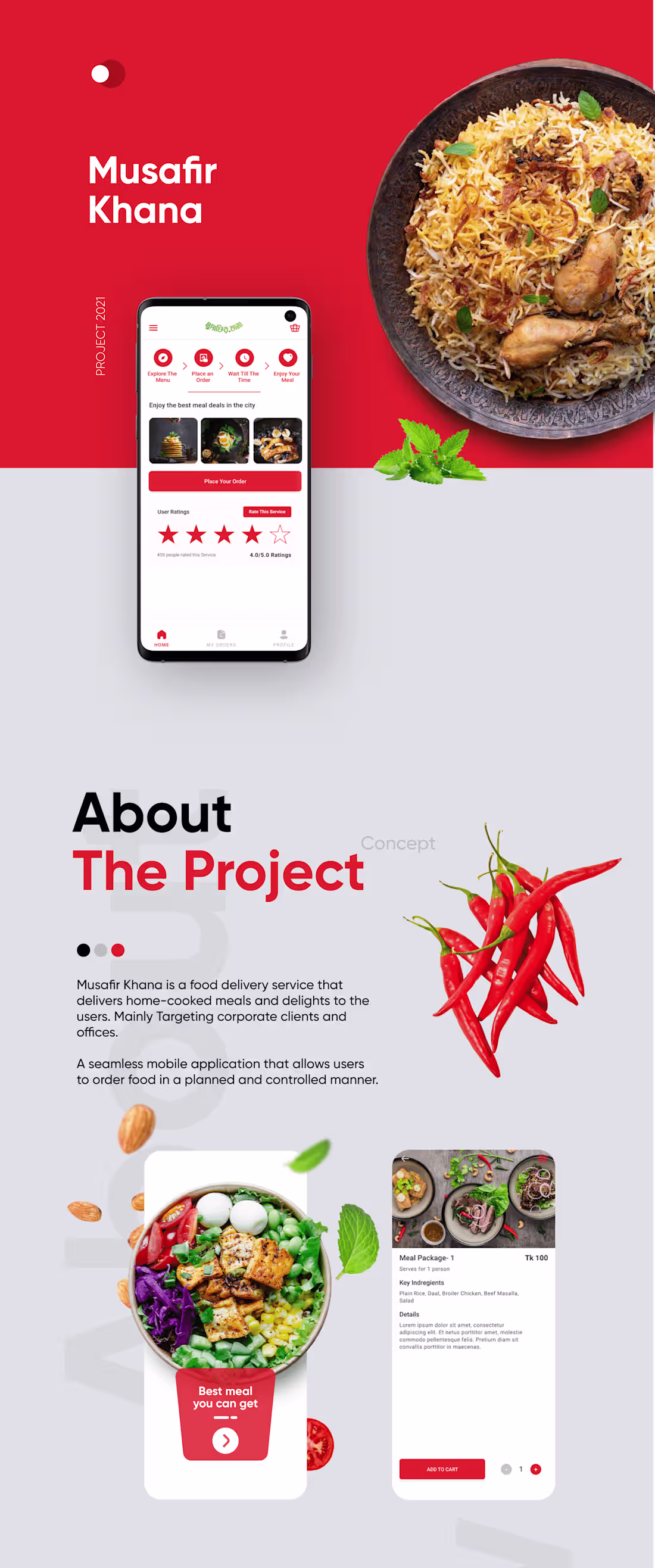 Cover image for Musafir Khana | Food Delivery Application