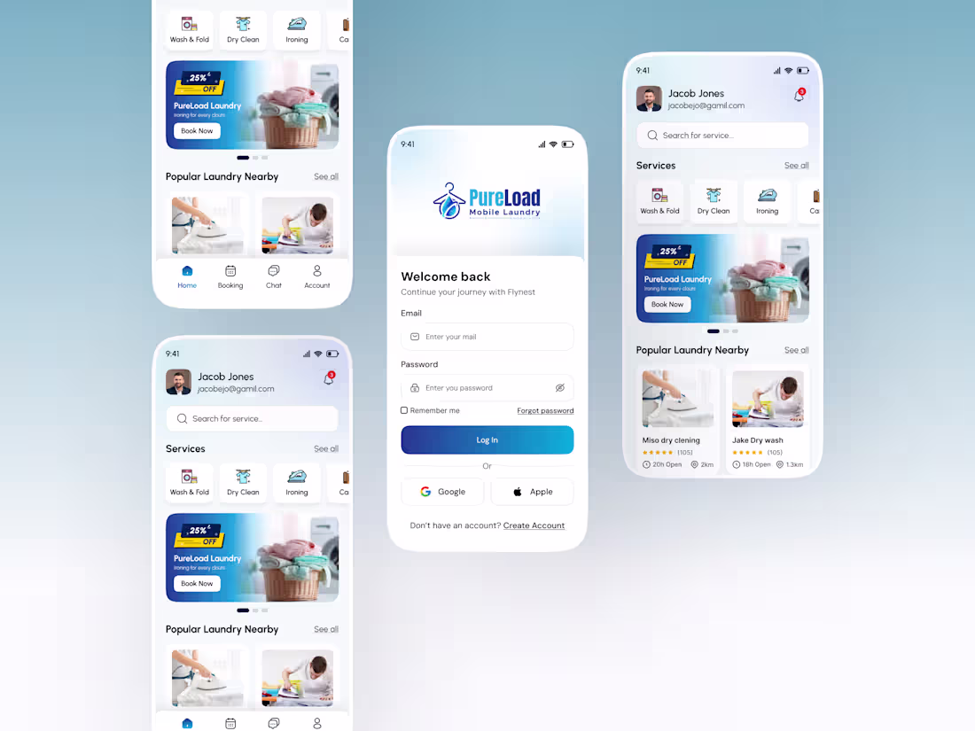Cover image for CleanWash – Laundry Service App