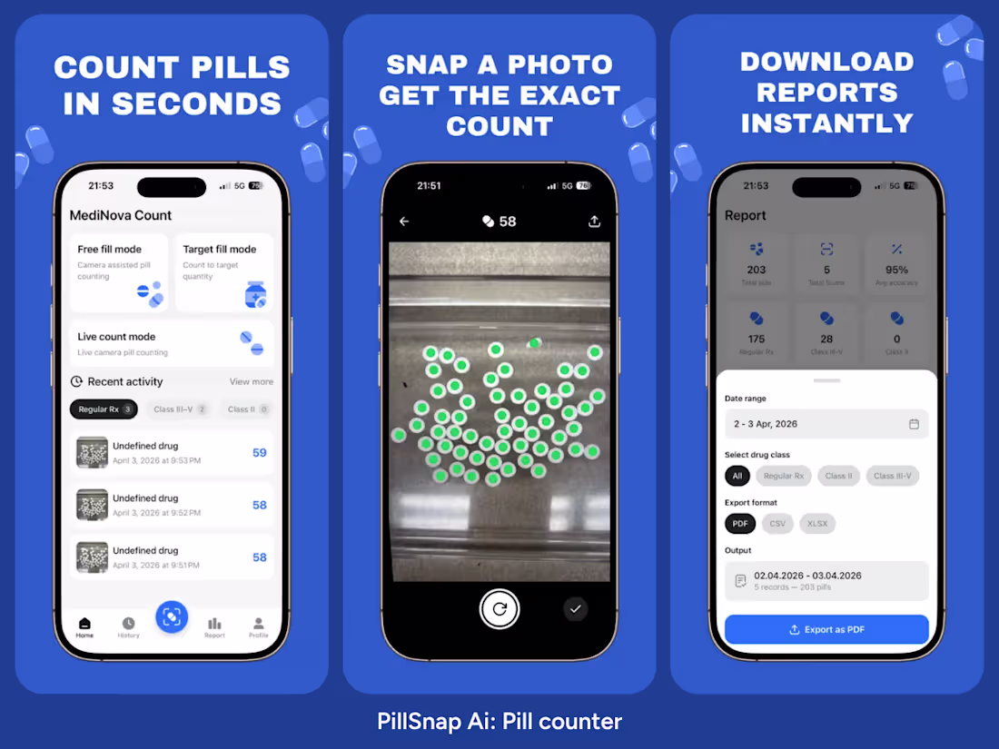 Cover image for PillSnap Ai: Pill counter App