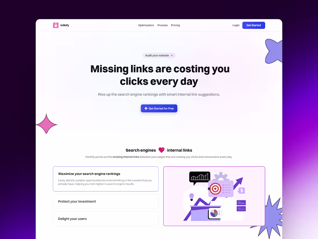 Cover image for Inlinkify Website Re-Design