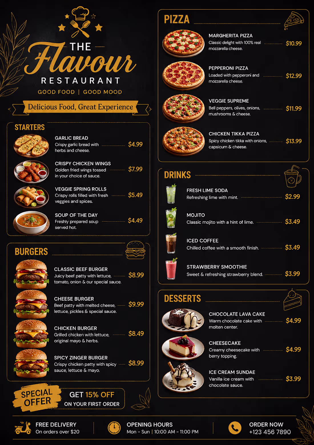 Cover image for Restaurant Menu Design