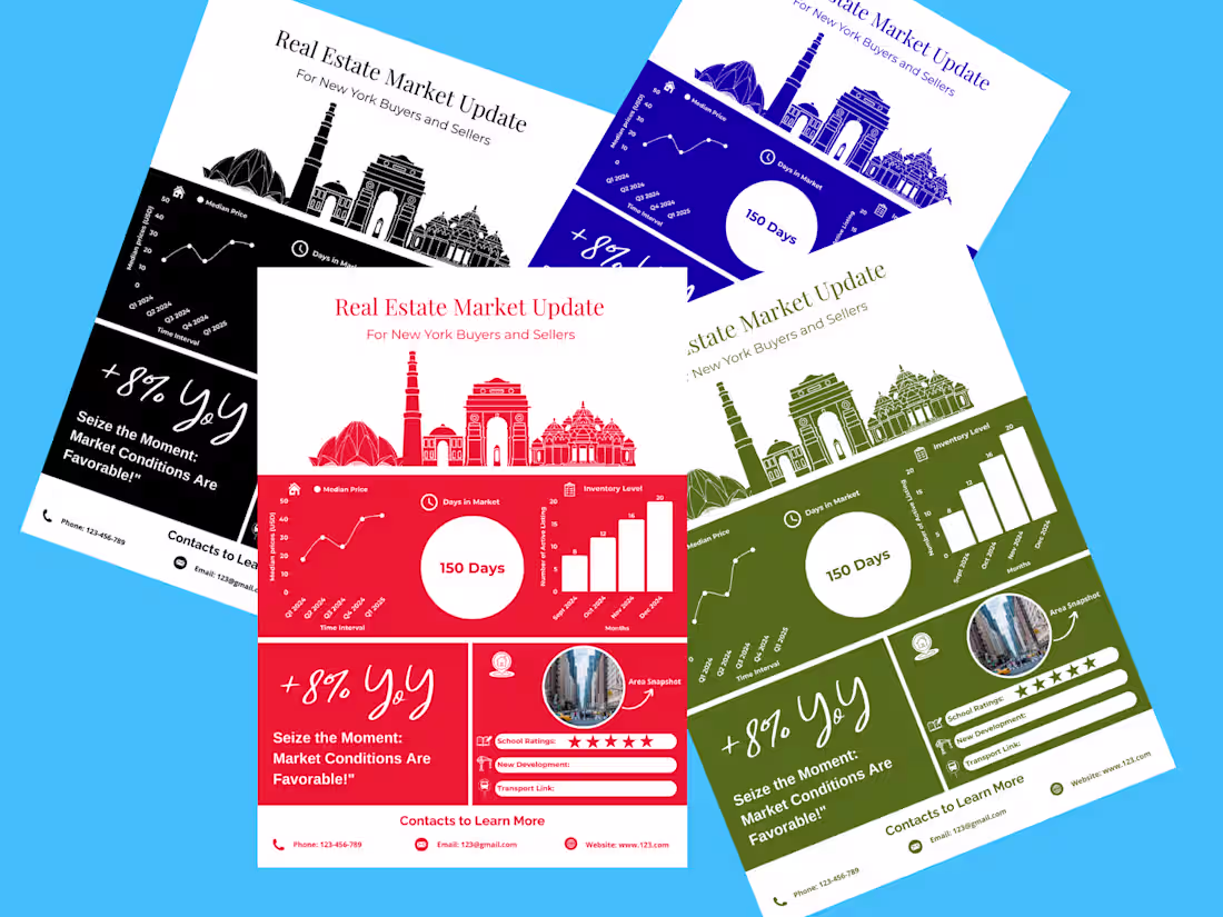 Cover image for Editable Real Estate Market Update Template — Canva Design