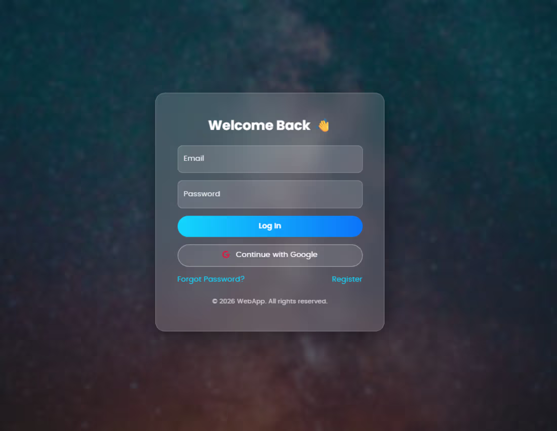 Cover image for 🔐 Secure SaaS Web Application
