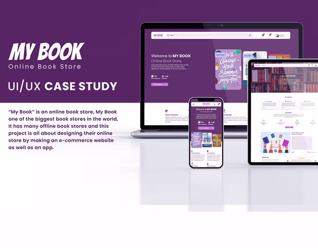Cover image for My Book - UX UI Case Study