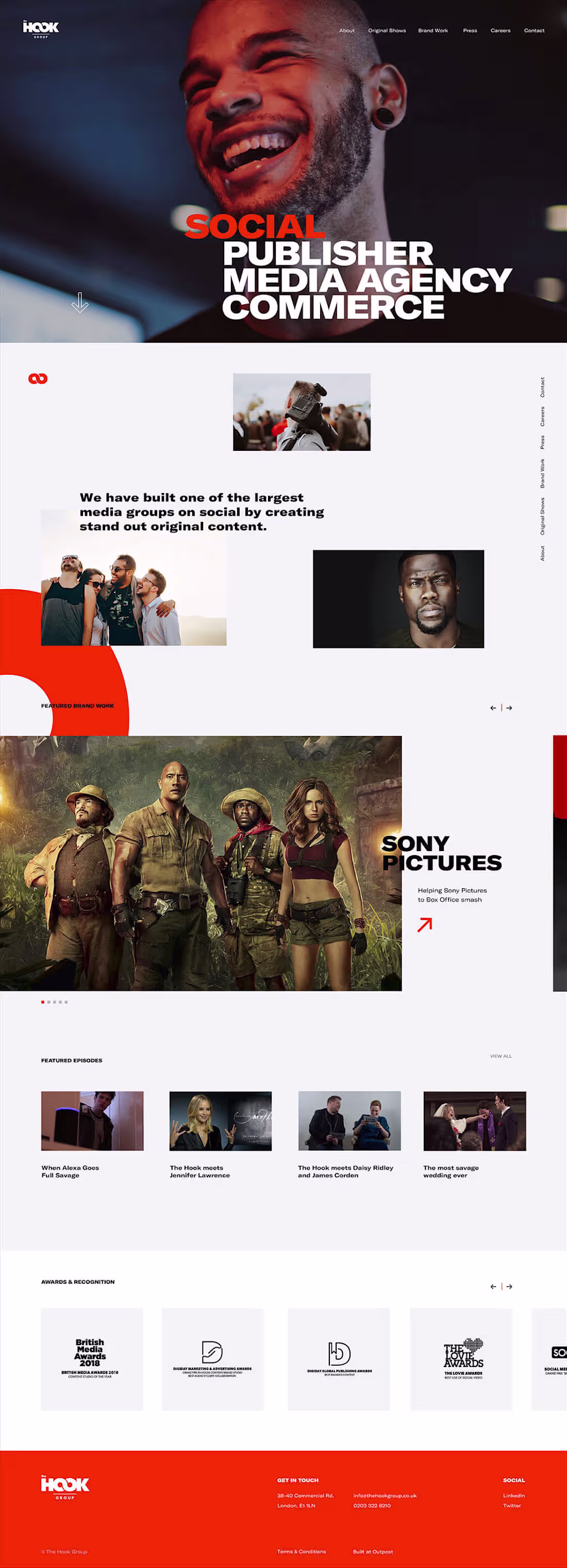Cover image for The HOOK Group Web Design