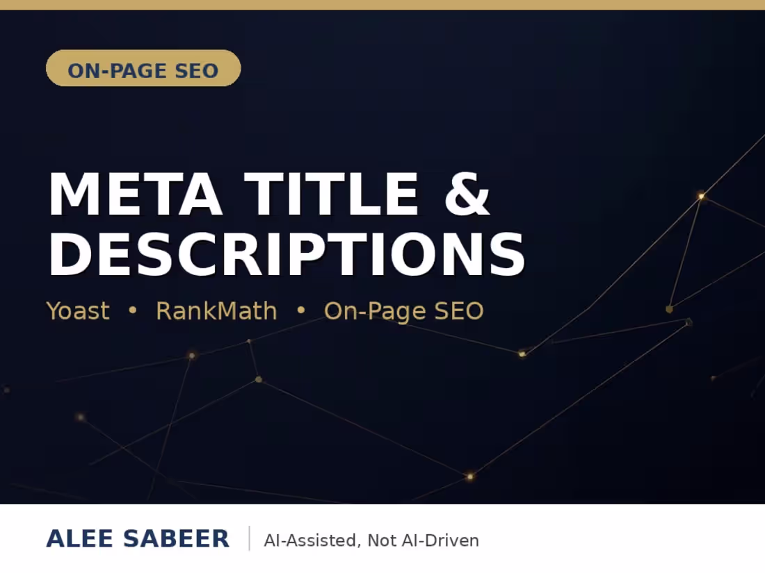Cover image for WordPress Meta Title & Meta Descriptions - Yoast - RankMath ...
