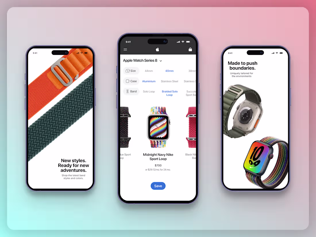 Cover image for Apple Watch Personalisation Interface