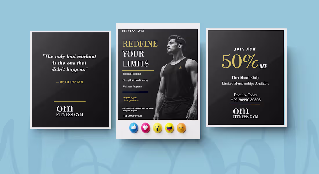 Cover image for Custom Social Media Content Design for All Industries