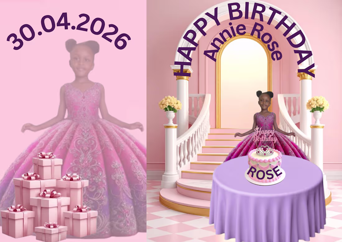 Cover image for This elegant birthday poster showcases