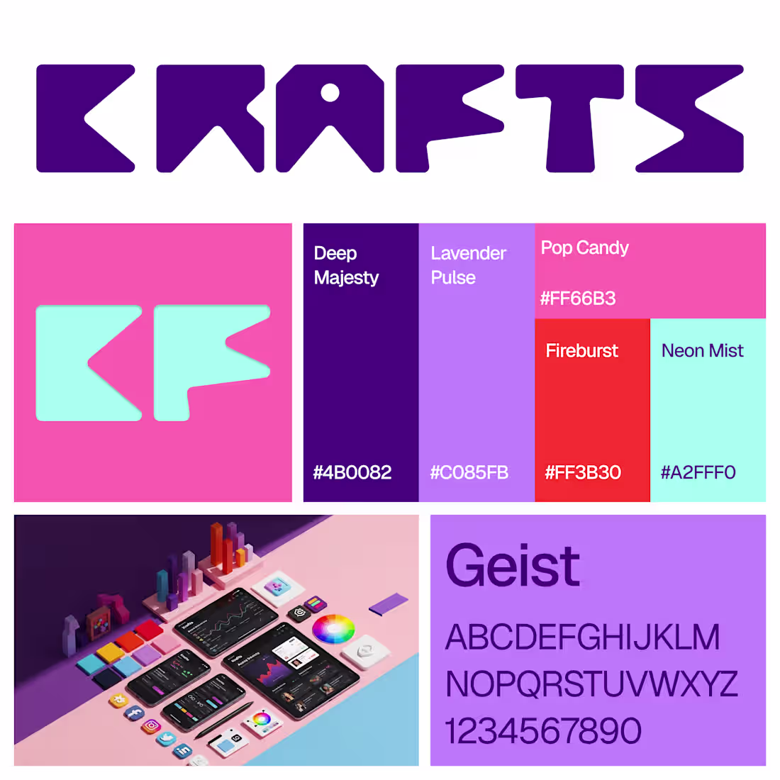 Cover image for KRAFTS BRAND IDENTITY GUIDE