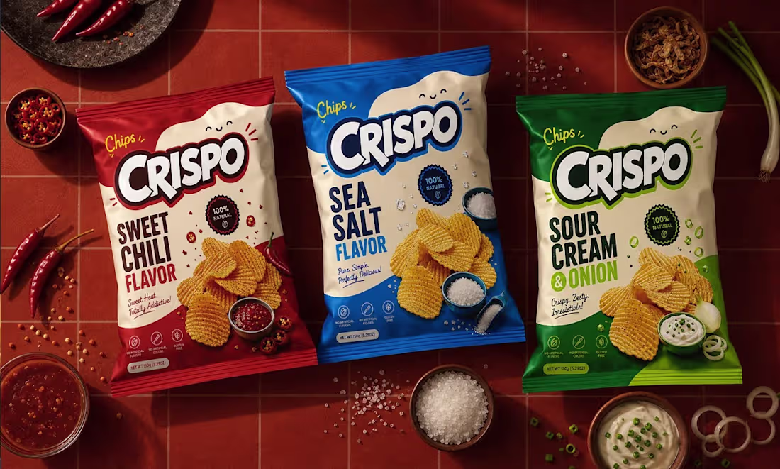 Cover image for Crispo Potato Chips - Packaging