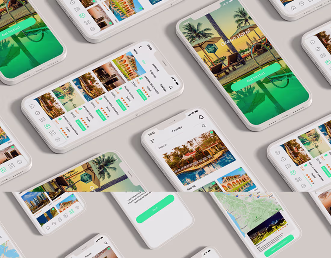 Cover image for Hotel Booking Mobile App UX UI Design In Figma :: Behance