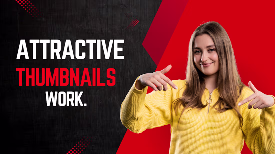 Cover image for Attractive YouTube Thumbnails designed to