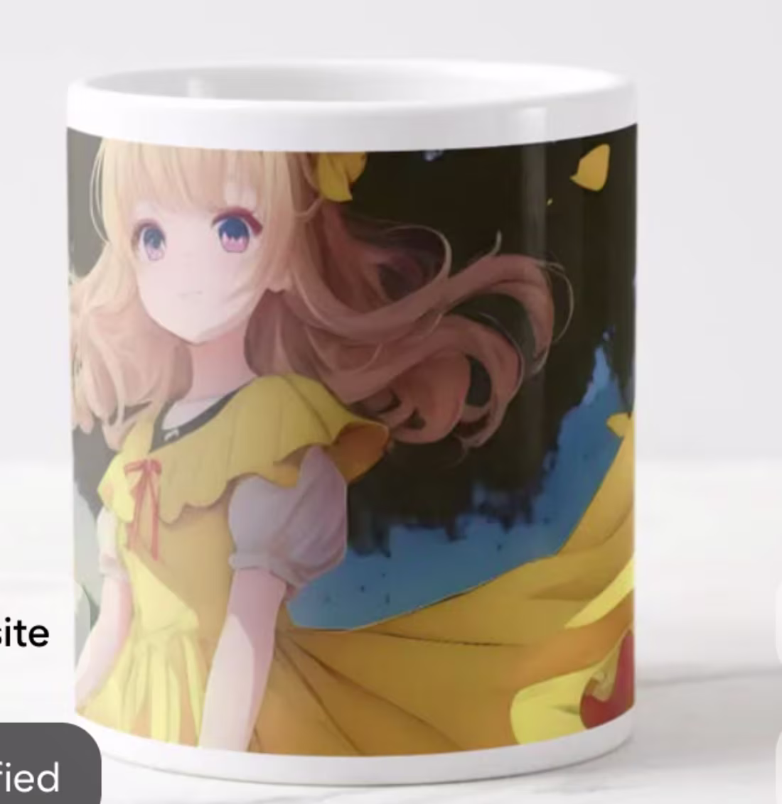 Cover image for "Vibrant Anime-inspired mug design, featuring