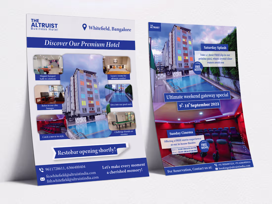 Cover image for Branding and Marketing Collateral for a Hospitality Group