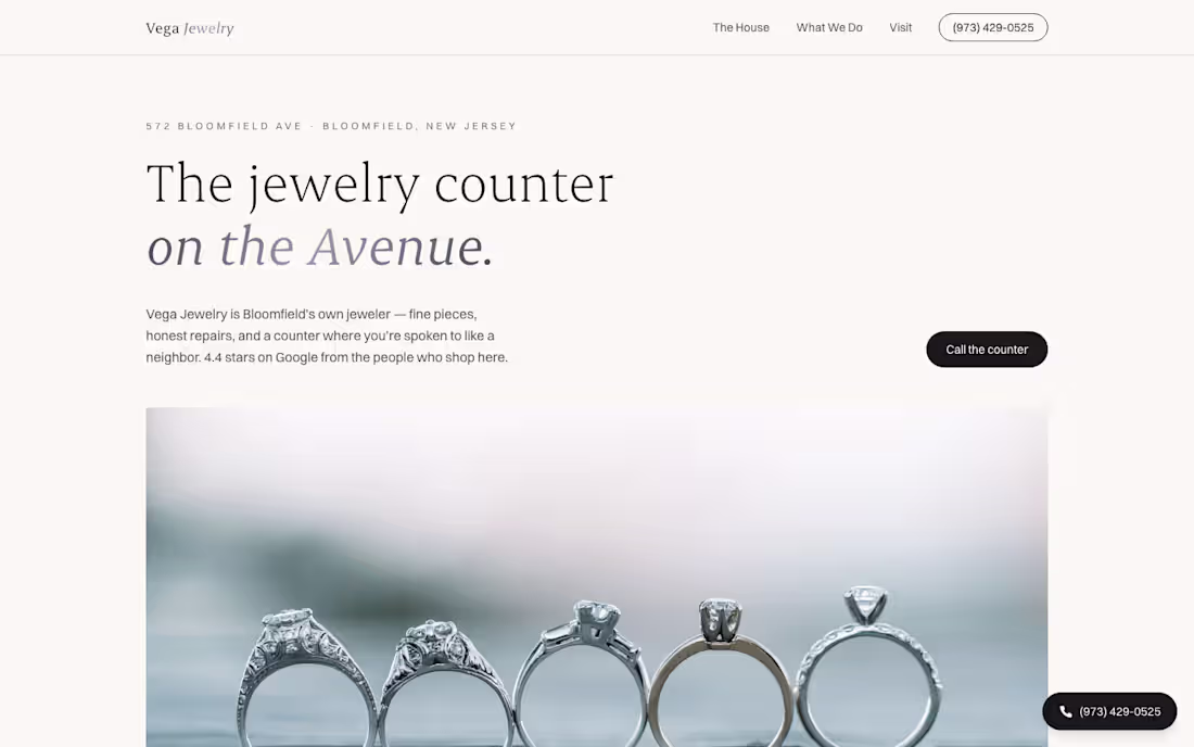 Cover image for Vega Jewelry