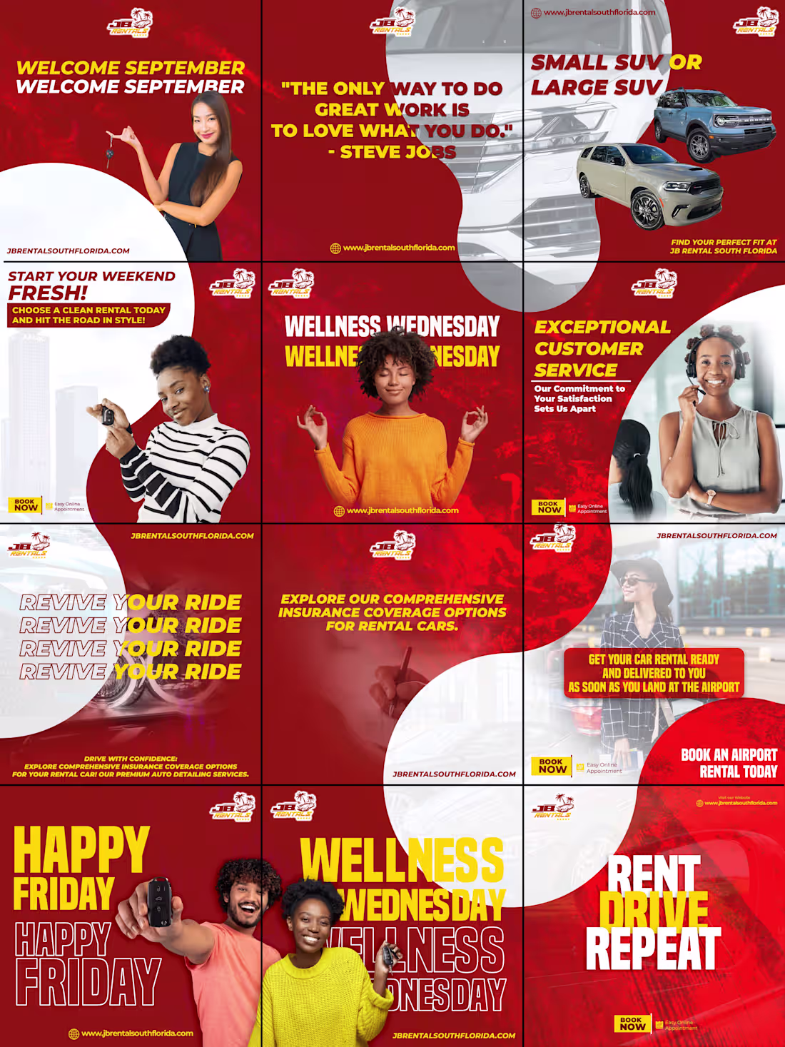 Cover image for Jb Rentals Social Media Content