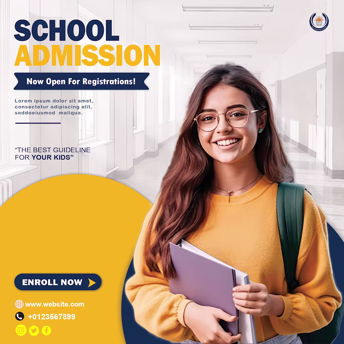 Cover image for I designed school banner .