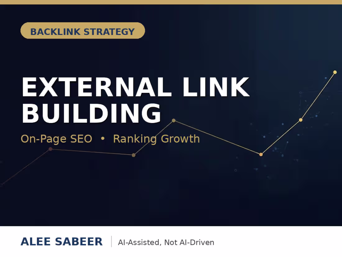 Cover image for External links for WordPress website On-Page SEO ranking
