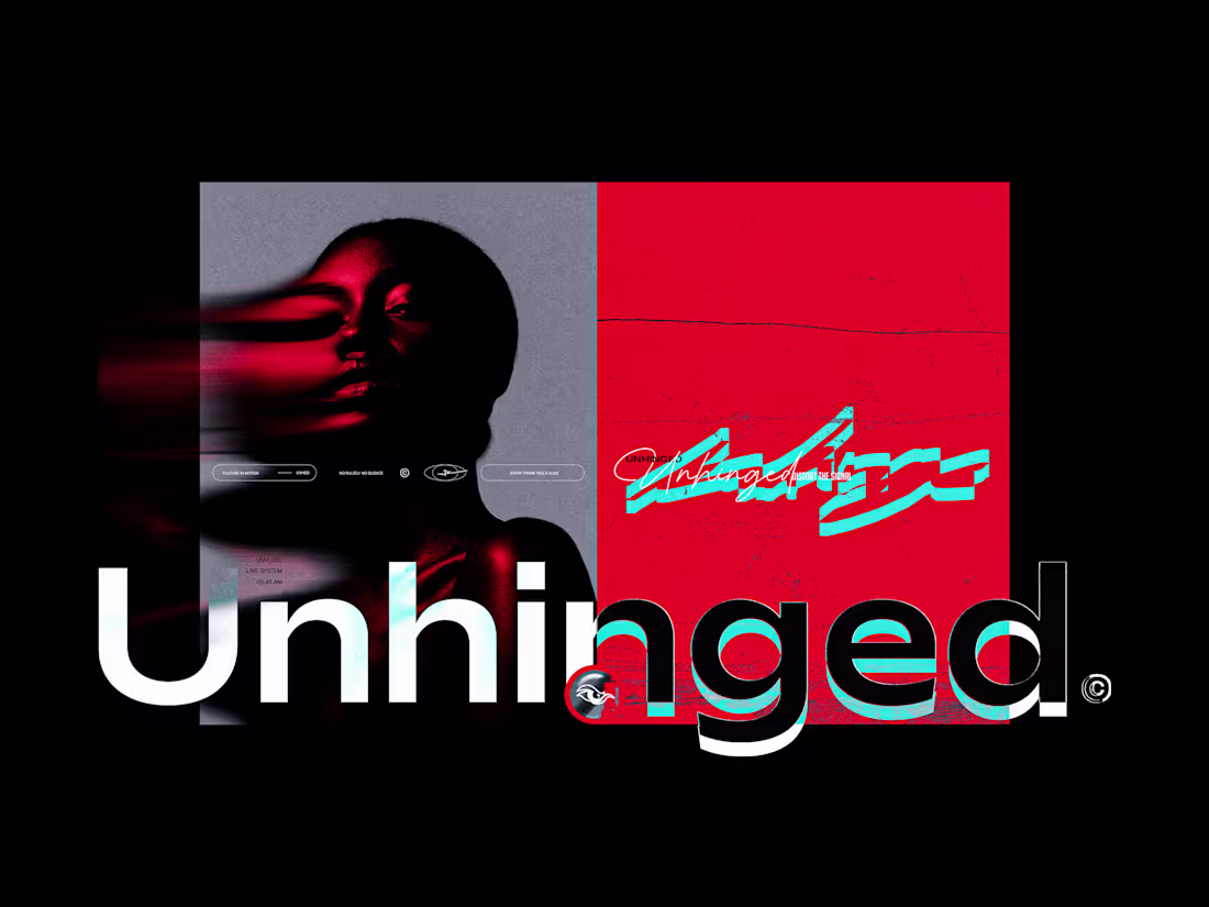 Cover image for UNHINGED©2026

Visual Identity Design for a