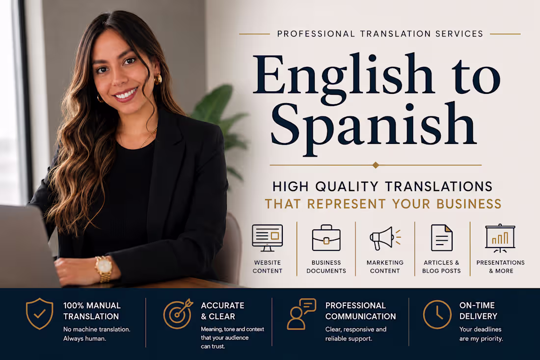 Cover image for English- Spanish Business & Legal Translation 