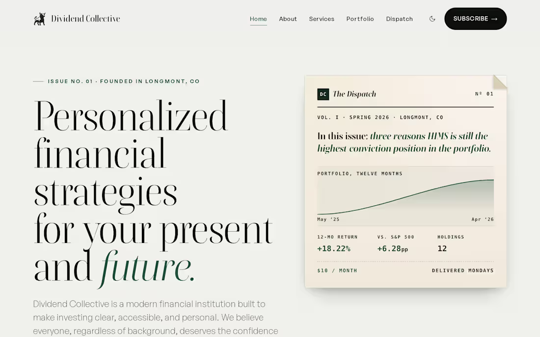 Cover image for The Dividend Collective
