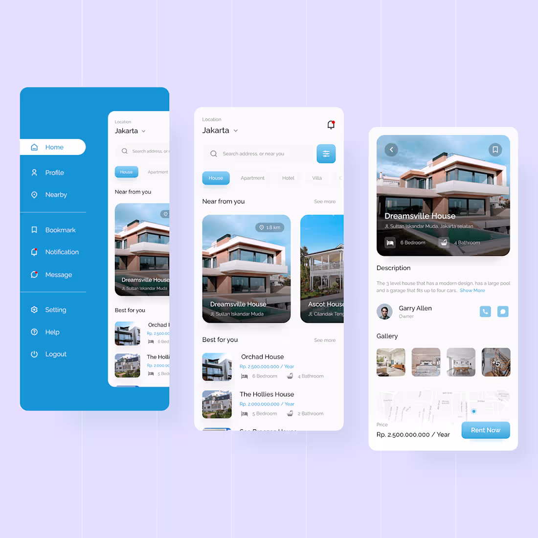 Cover image for NestHire UX Design :: Behance