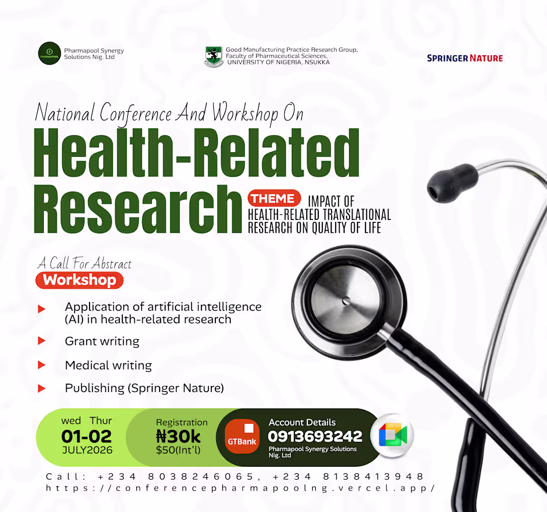 Cover image for Health Workshop Flyer