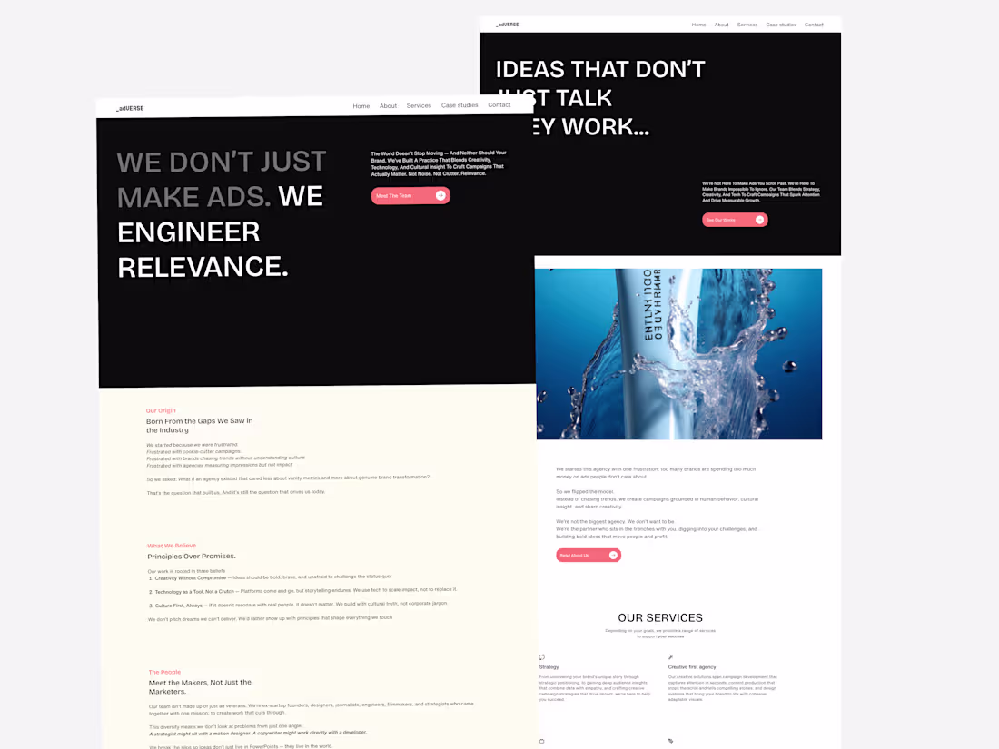 Cover image for Adverse Media | Website Design & Development Refinement