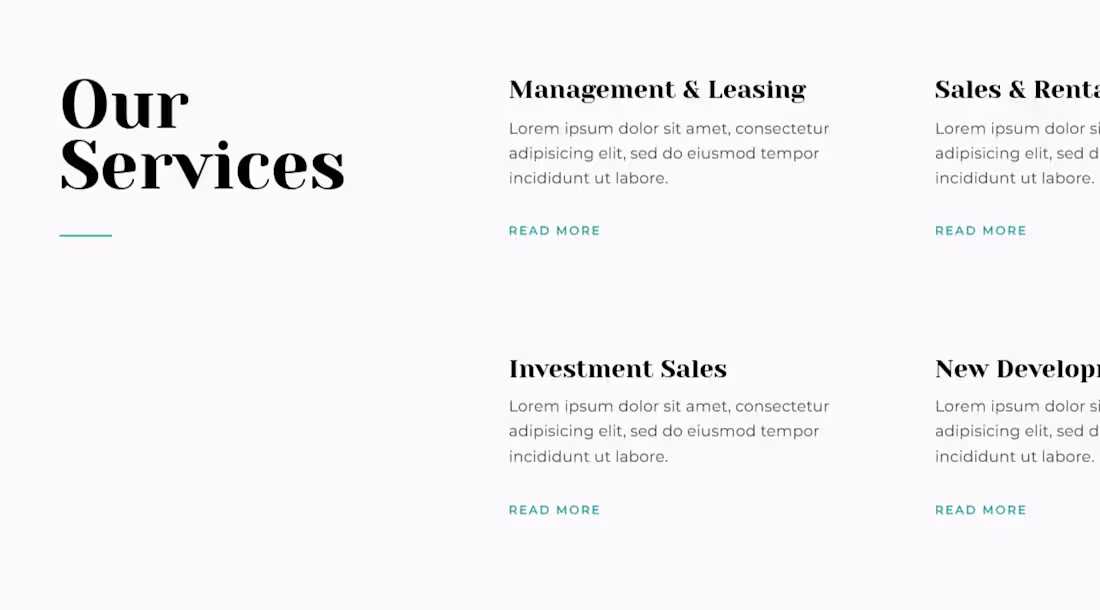 Cover image for Modern Real Estate Website Design