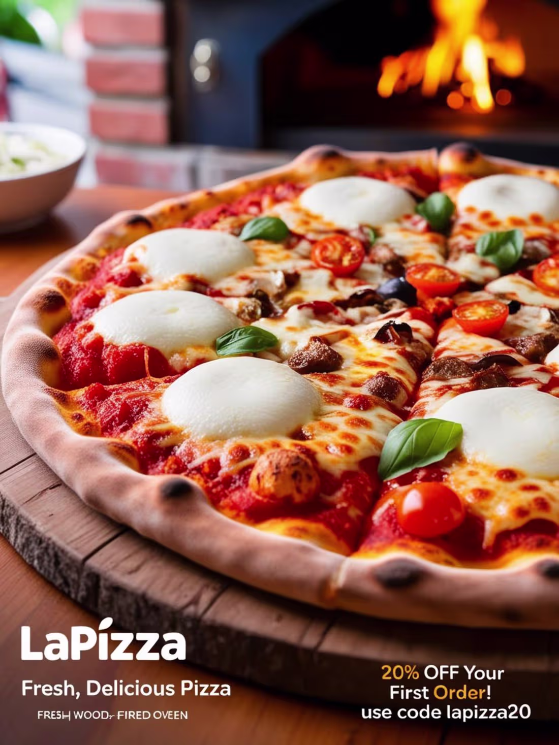 Cover image for LaPizza — Food Advertisement Design (Canva) This project sho...