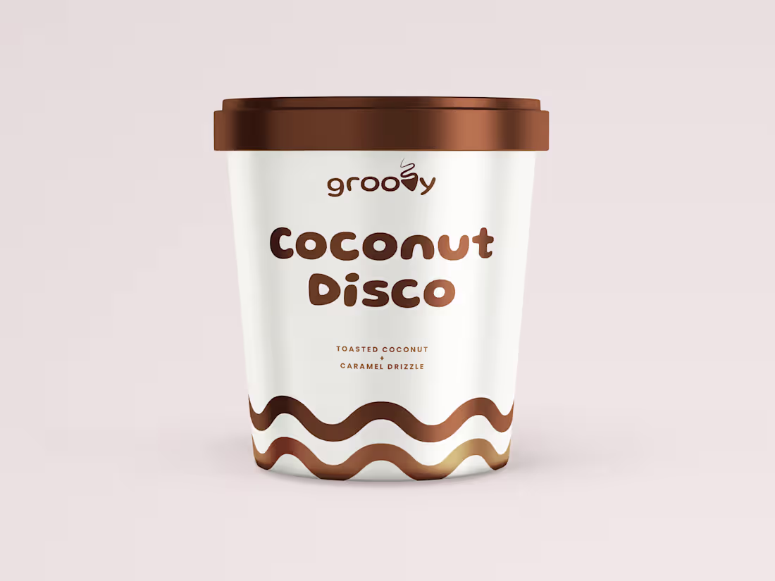 Cover image for Packaging design for icecream brand, Groovy.