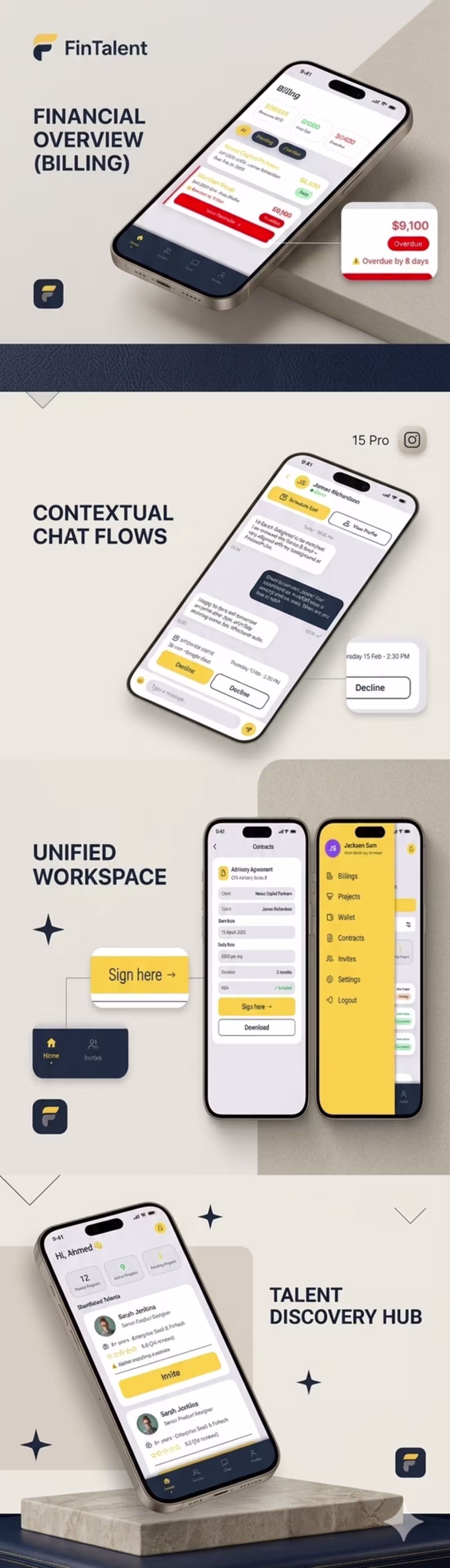 Cover image for FinTalent App UI Design
