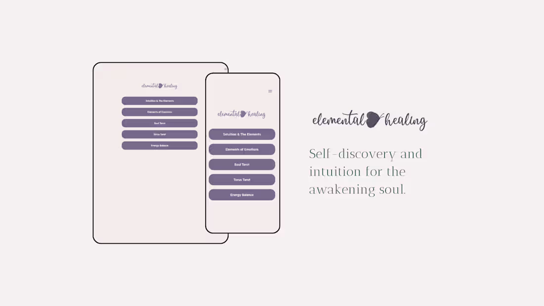 Cover image for Elemental Healing: Tarot Cards