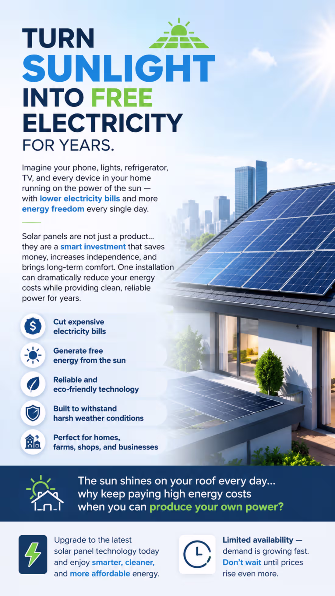 Cover image for Clean energy. Lower bills. Smarter