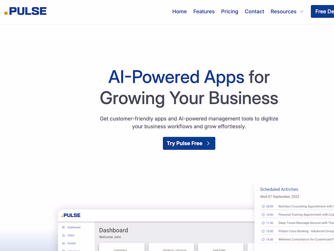 Cover image for Pulse — AI-Powered SaaS Landing Pages