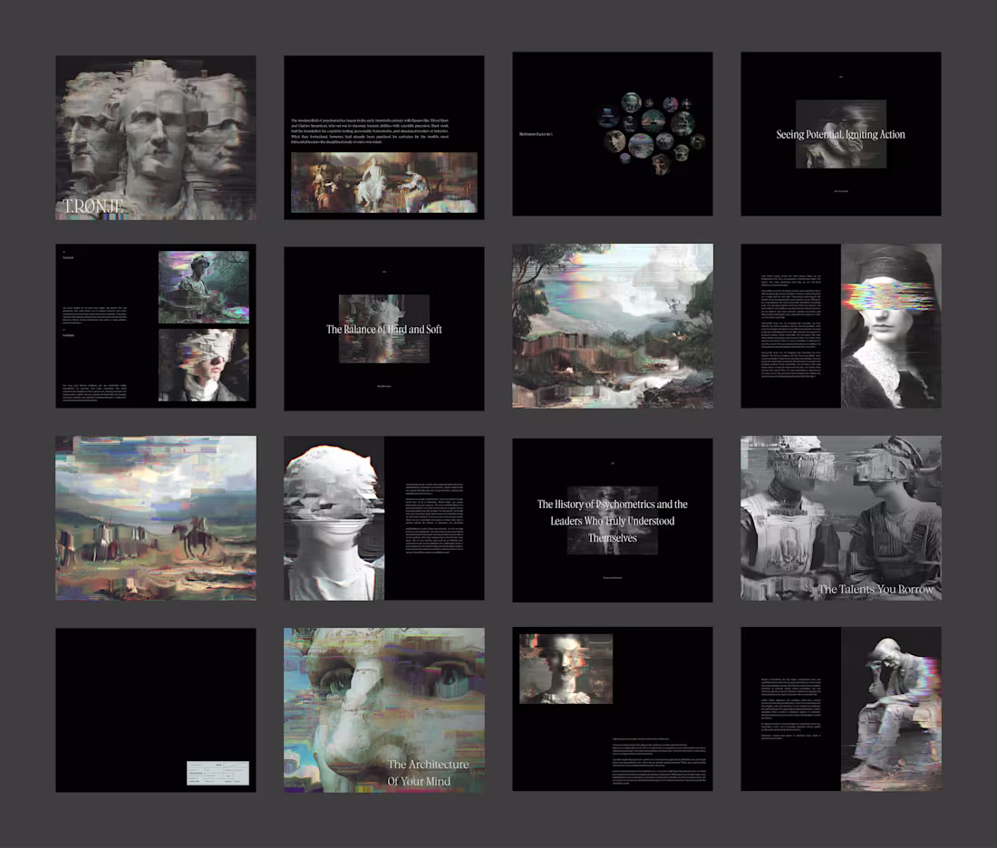Cover image for I'm currently working on a psychometrics coffee table book.