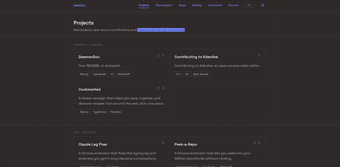 Cover image for Personal site built with Next.js