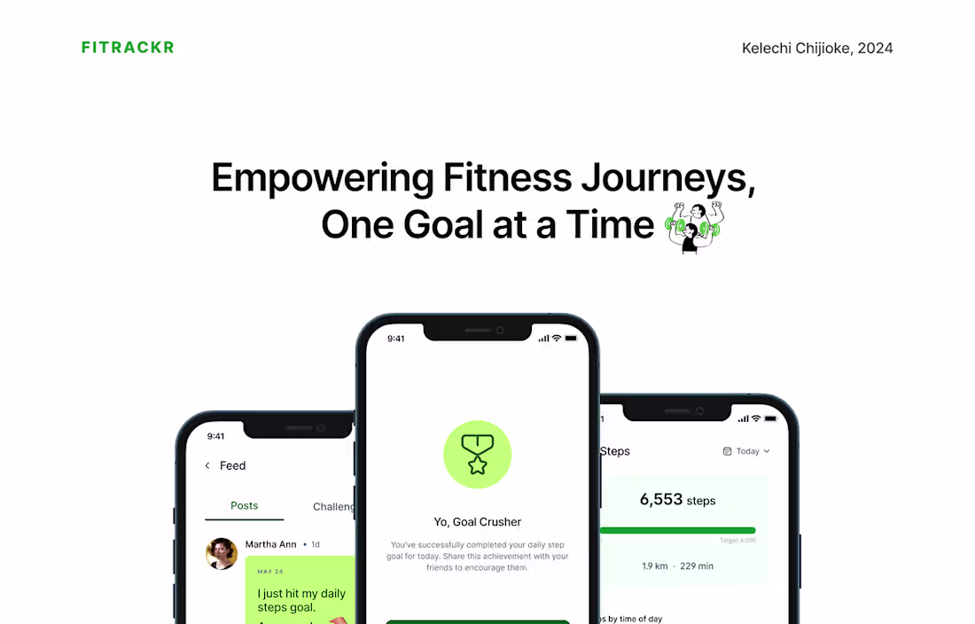 Cover image for Fitrackr - Fitness app Case Study