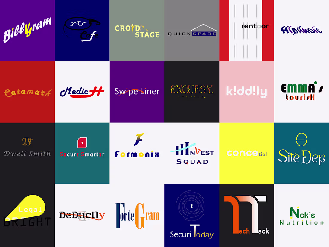 Cover image for 25 Logo designs of Various Types for various Companies 