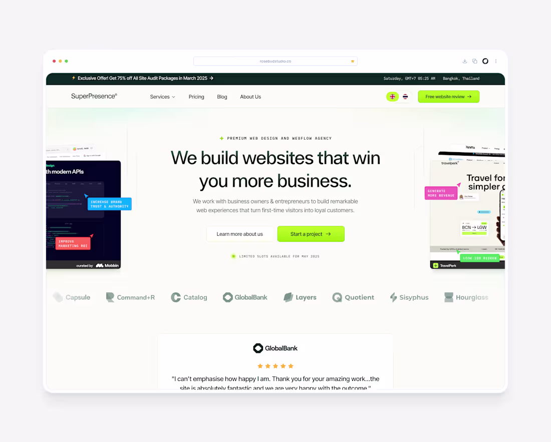 Cover image for SuperPresence — UX-Driven Web Design for Traditional Businesses