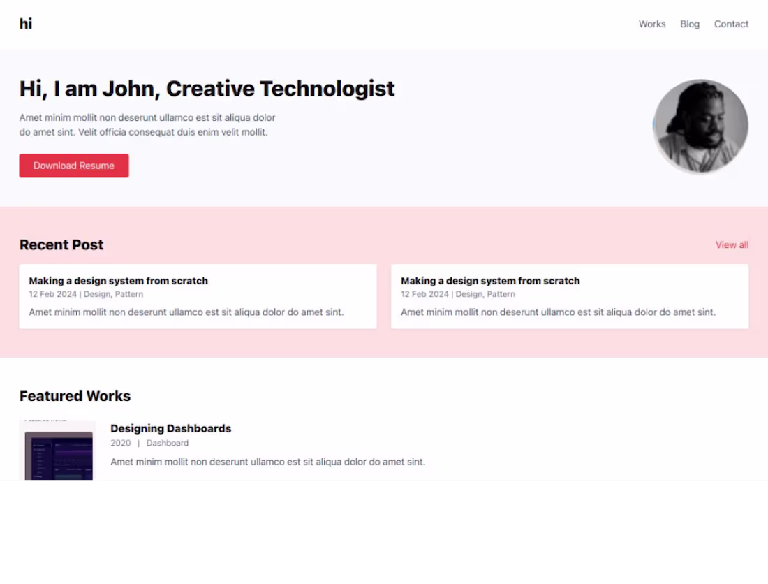 Cover image for Converted a Figma design into